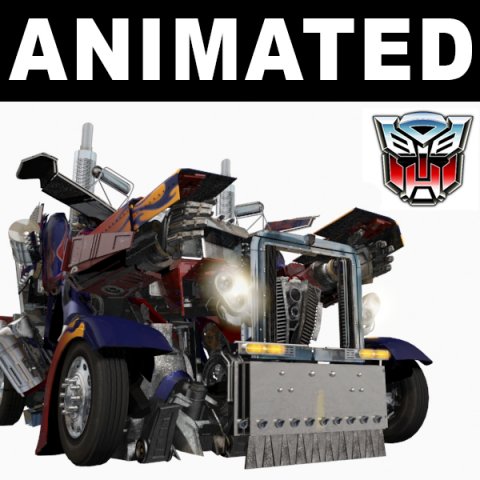 optimus prime alive 3D Модель .c4d .max .obj .3ds .fbx .stl .blend 