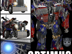optimus prime alive 3D Модель