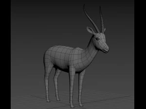 profesjonalna gazela Model 3D