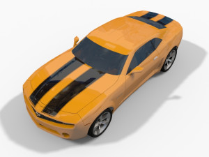 Bumblebee forever 3d animated model 3D Model