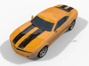 Bumblebee forever 3d animated model 3D Model