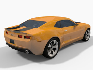 Bumblebee forever 3d animated model 3D Model