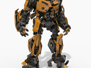 Bumblebee forever 3d animated model 3D Model