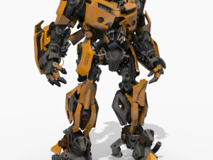 Bumblebee forever 3d animated model 3D Model