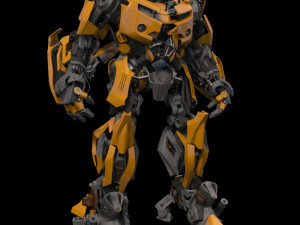Bumblebee forever 3d animated model 3D Model