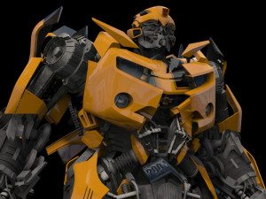 Bumblebee forever 3d animated model 3D Model