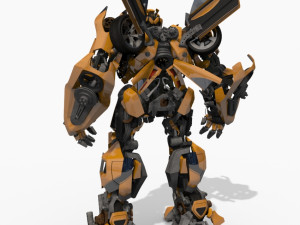 Bumblebee forever 3d animated model 3D Model