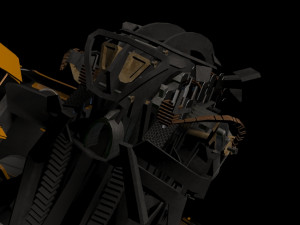Bumblebee forever 3d animated model 3D Model