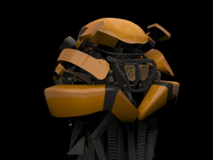 Bumblebee forever 3d animated model 3D Model
