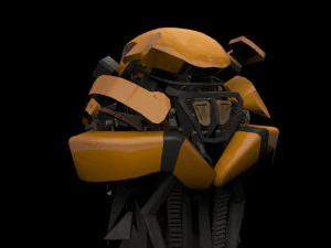 Bumblebee forever 3d animated model 3D Model
