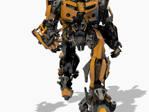Bumblebee forever 3d animated model 3D Model