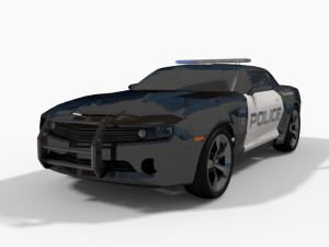 barricade decepticon transformer 3d animated model 3D Модель