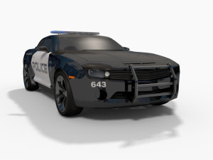 barricade decepticon transformer 3d animated model 3D Модель