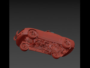 barricade decepticon transformer 3d animated model 3D Модель
