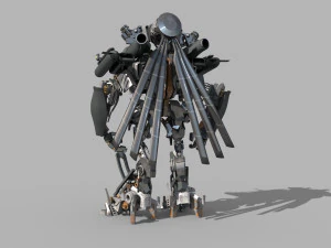 ブラックアウトが帰ってきた3Dアニメーショントランスフォーマーモデル 3Dモデル