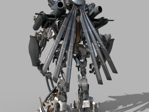 blackout is back 3d animated transformer model Modelo 3D