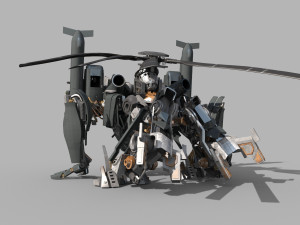 blackout is back 3d animated transformer model Modelo 3D