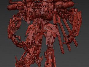 blackout is back 3d animated transformer model Modelo 3D