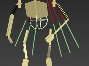 blackout is back 3d animated transformer model Modelo 3D