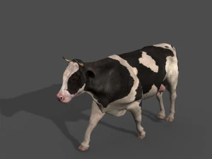 Spitzenkuh 3D Modell