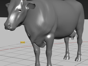 top cow 3D Model