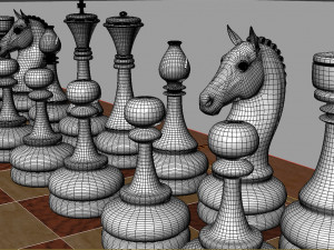 the ultimate chess pack 3D 模型