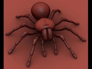 animated tarantula 3D Model