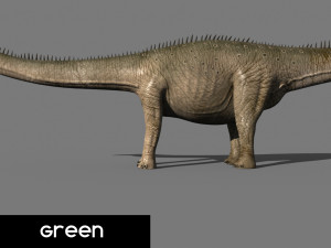 real life diplodocus dinosaur - animated 3D 모델