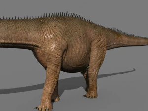 실제 디플로도쿠스 공룡 - 애니메이션 3D 모델