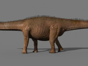 실제 디플로도쿠스 공룡 - 애니메이션 3D 모델