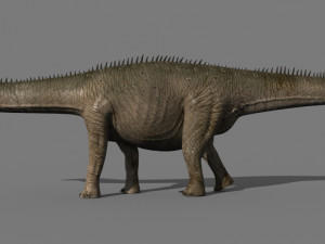 real life diplodocus dinosaur - animated 3D 모델