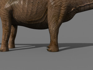 real life diplodocus dinosaur - animated 3D 모델