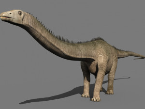 real life diplodocus dinosaur - animated 3D 모델