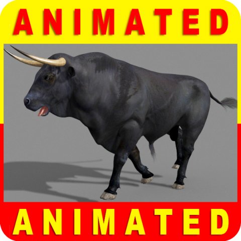 ultimate bull 3D-Modell .c4d .max .obj .3ds .fbx .stl .blend 