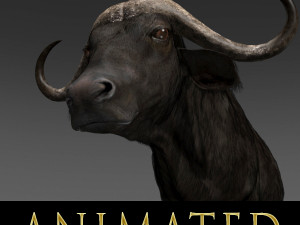 animated buffalo 3D Model