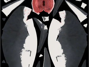 mand&iacute;bulas - grande tubar&atilde;o branco animado em 3D Modelo 3D