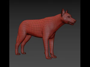 my dog - 3d animated dog model 3D Model