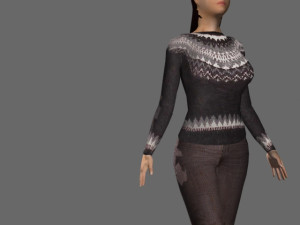 Walking 3d people 3D Model