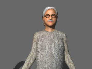 Walking 3d people 3D Model