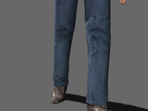 Walking 3d people 3D Model