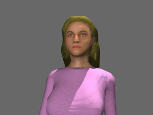 Walking 3d people 3D Model