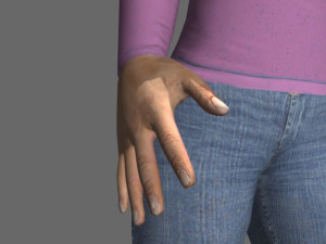 Walking 3d people 3D Model