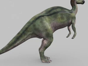 parasaurolophus 8192 hd - 3d animated model 3D Model