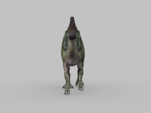 parasaurolophus 8192 hd - 3d animated model 3D Model