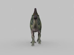 parasaurolophus 8192 hd - 3d animated model 3D Model