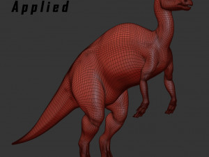 parasaurolophus 8192 hd - 3d animated model 3D Model