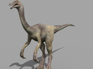 gallimimus 8192 hd - 3d animated model 3D Model