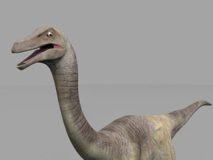 gallimimus 8192 hd - 3d animated model 3D Model