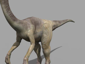 gallimimus 8192 hd - 3d animated model 3D Model