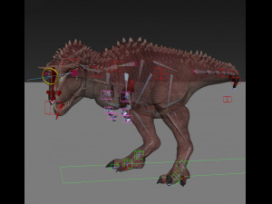 carnotaur resurrection - game ready 3D Model